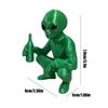 Alien Decor Indoor Outdoor Alien Figure Statue Small Sculpture Garden Decor Home Decor Outdoor Decorations For Yard Lawn Porch