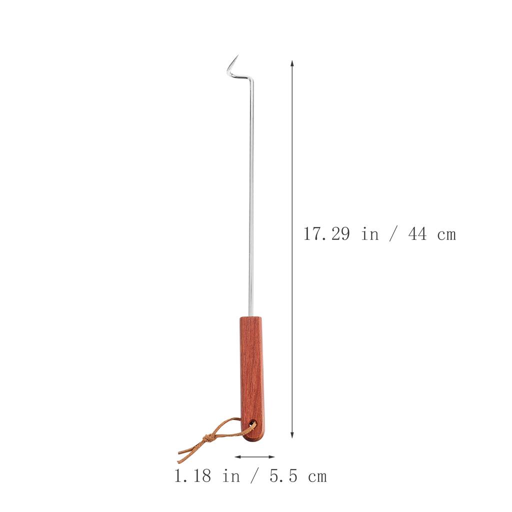 BBQ Obracečka Hák Obracečka na jídlo Nerezová ocel Obracečka na gril Vidlička na maso Kuchyňský gadget Obracečka na gril Vaření Nářadí