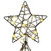 Christmas Tree with 160 Warm White LEDs 150 cm Rattan