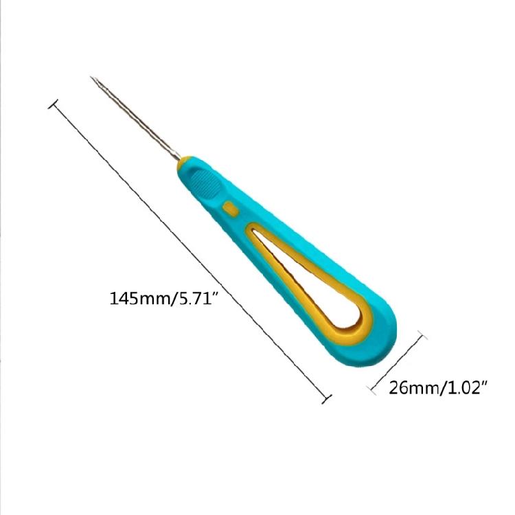 Leathers Craft Awl Tool Hole Maker with Non-slip Rubber Handle