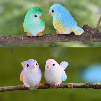 Künstliche kleine Vogelfigur, Tiermodell, Heimdekoration, Mini-Gartenzubehör