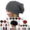 Stylish Oversized Slouch Beanie Cap For Women And Men In Warm Knitted Fabric