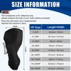 2Pcs 0-350HP Outboard Motor Covers Black Waterproof 600D Heavy Duty Motor Hood Cover Boat Engine Covers