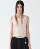 Nigaennikol Lace Knit Sleeveless_Beige