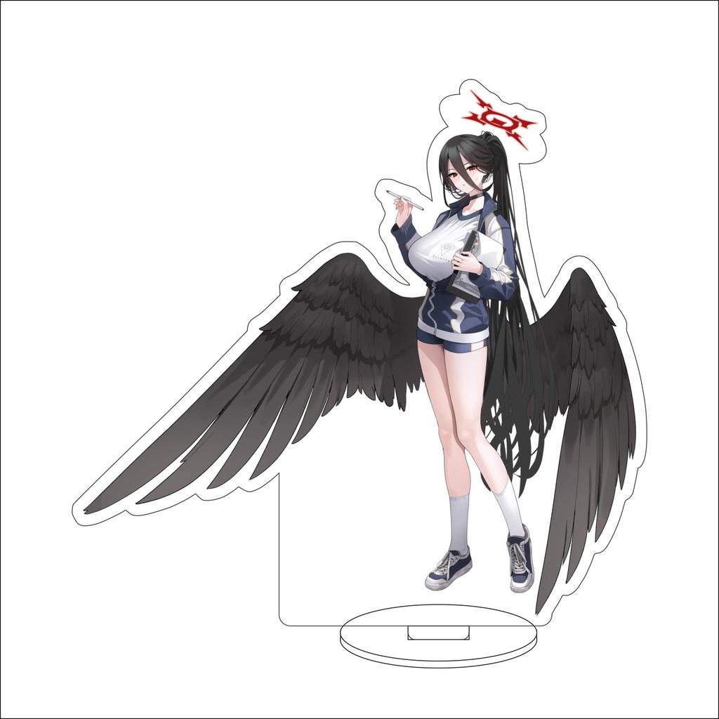 16CM Anime Blue Archive The Animation  Cosplay Acrylic Stand Ornaments Okusora Ayane Sorasaki Hina Figure Stand Halloween Gifts