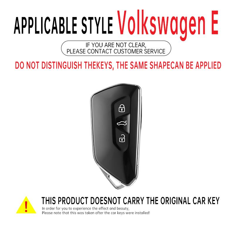 WFM1  Alloy Car Key Case Cover For VW Volkswagen Golf 8 MK8 ID.3 ID.4 Cupra Skoda Octavia A8 SEAT Leon MK4 2020 2021 Formentor Tarraco