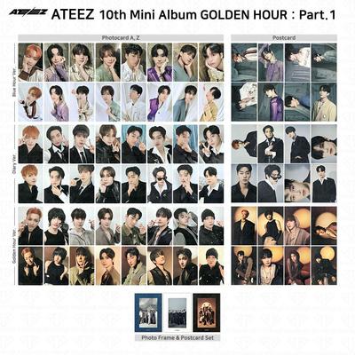 10th Mini Album Golden Hour Part.1 Photobook Ver Photocard Postcard KPOP