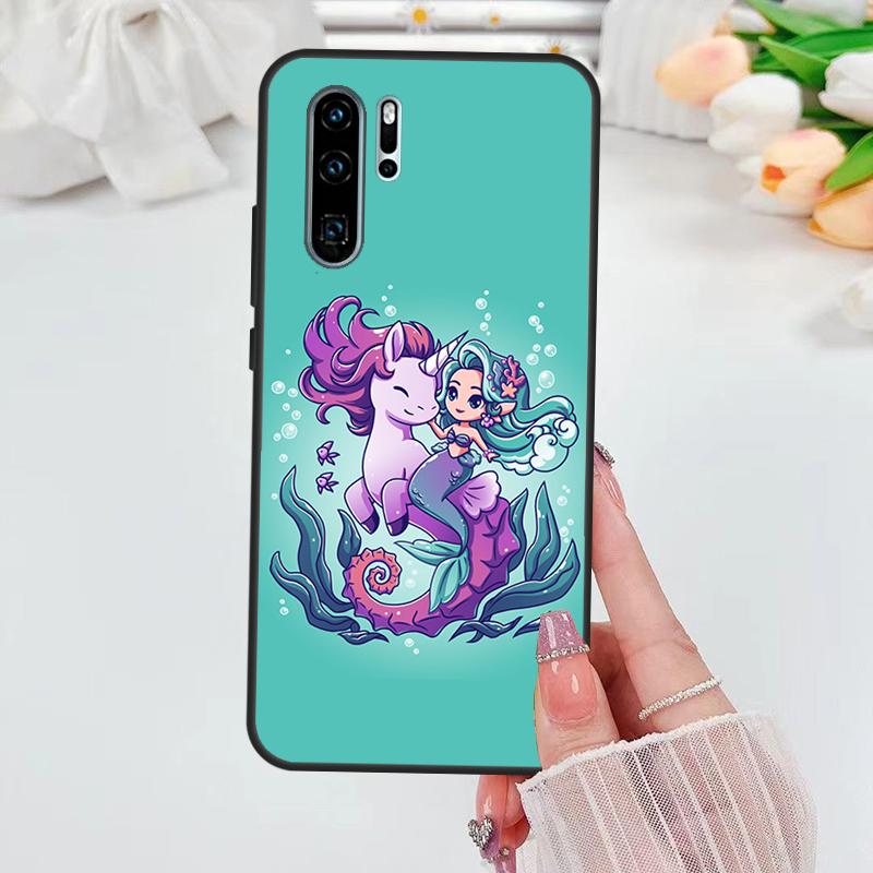 UNICORN MERMAIDS For Huawei Nova 5T 9 10 SE 7i 8i 11i 12i Y60 Y61 Y70 Y72 Y73 Y90 Y91 P20 P30 P40 Lite Case