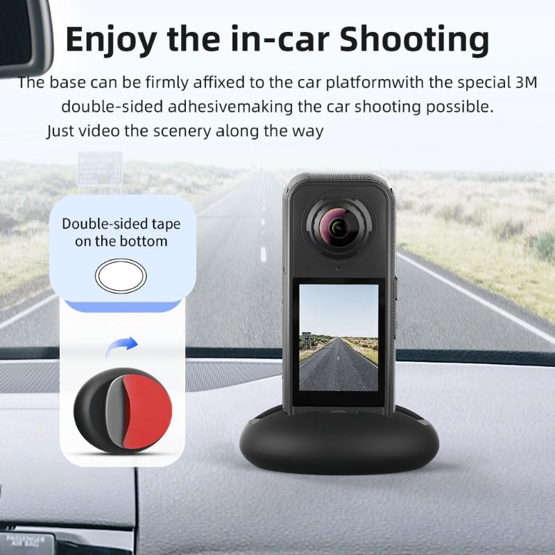 Silikonbasis Kamera Desktop-Halterung Präzises Schnittdesign Anti-Rutsch-Basis für X4 Air Outdoor-Abenteuer Fotografie Zubehör