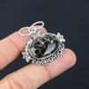 Daughters Day Deal 925 Sterling Silver Turritella Agate Gemstone Sister Pendant