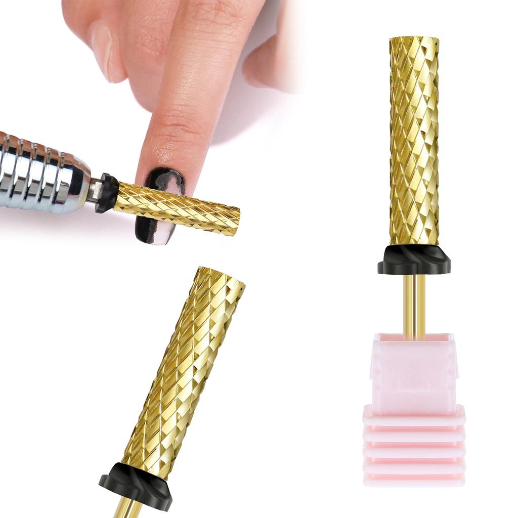 Nail Drill Bits Tungsten Steel Nail Art Manicure Drill Bits Electric Pedicure Manicure Grinding Nail Polishing Accessory