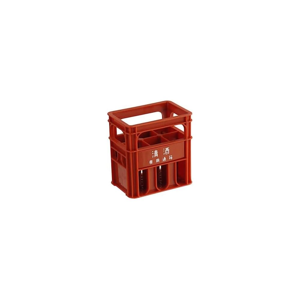 

Miniature Sake Bottle Case 5.5x3.8x5.9cm Color Randomized Decorative Storage Container