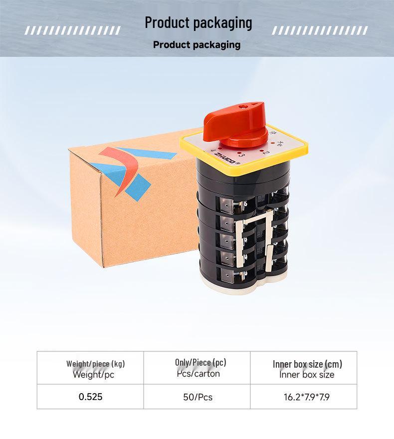 Zhuochao LW5D-16/TM705.5 Capacitor Cabinet Switch, Six-Circuit Universal Regulator