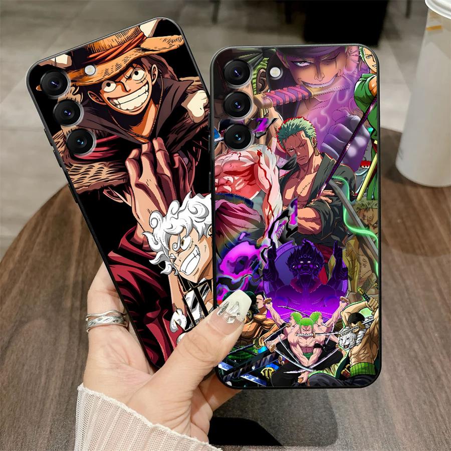 Phone Cover Case for Samsung Galaxy A73 A51 A52 A36 A32 A26 A72 A25 A71 A53 A35 A22 A23 A55 A41 A24 One Piece Fashion Luffy Zoro