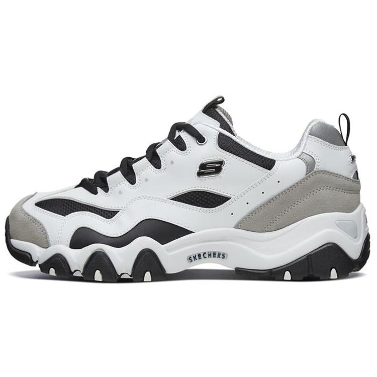 Skechers Dlites 2.0 White Black Gray Men s 666106-WLGY EU 40