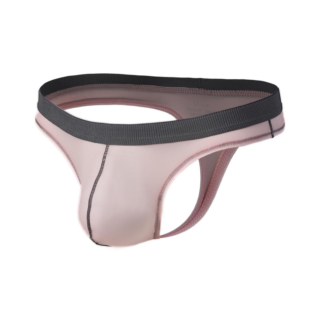 2025 Summer Ice Silk Men's Thong: Cool, Breathable, Fun Underwear