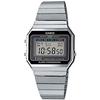 CASIO Digital Wristwatch Vintage Series A700W-1A Unisex Silver Overseas Model