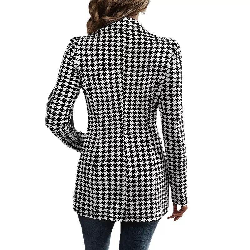 Women S Slim Fit Long Sleeve Mid Length Blazer For Women Casual Office Wear