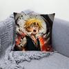 The Seven Deadly Sins Anime Pillow Case Throw Pillow Cover Nordic Vintage Style Cushion Covers Home Living Room Sofa Couch Seat
