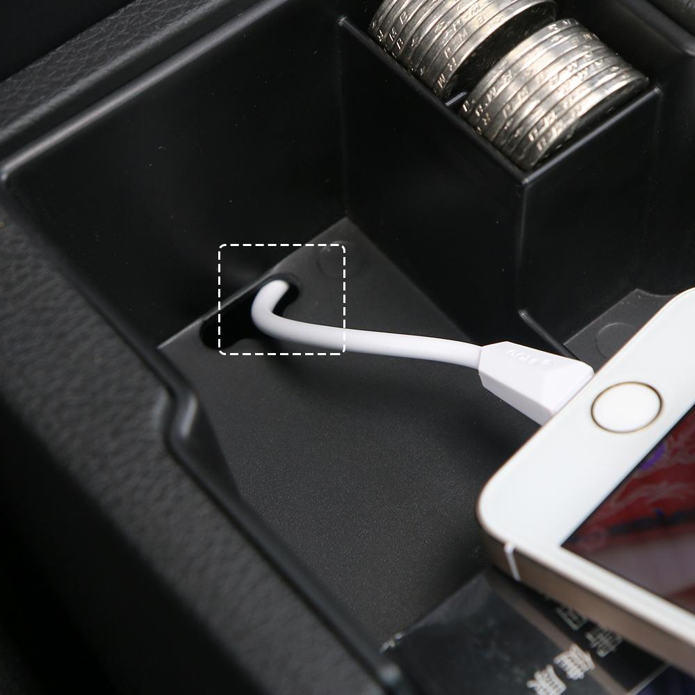 Armrest Box Storage Box Organiser Container For Jeep Renegade 2016 Up Car Interior Acessories