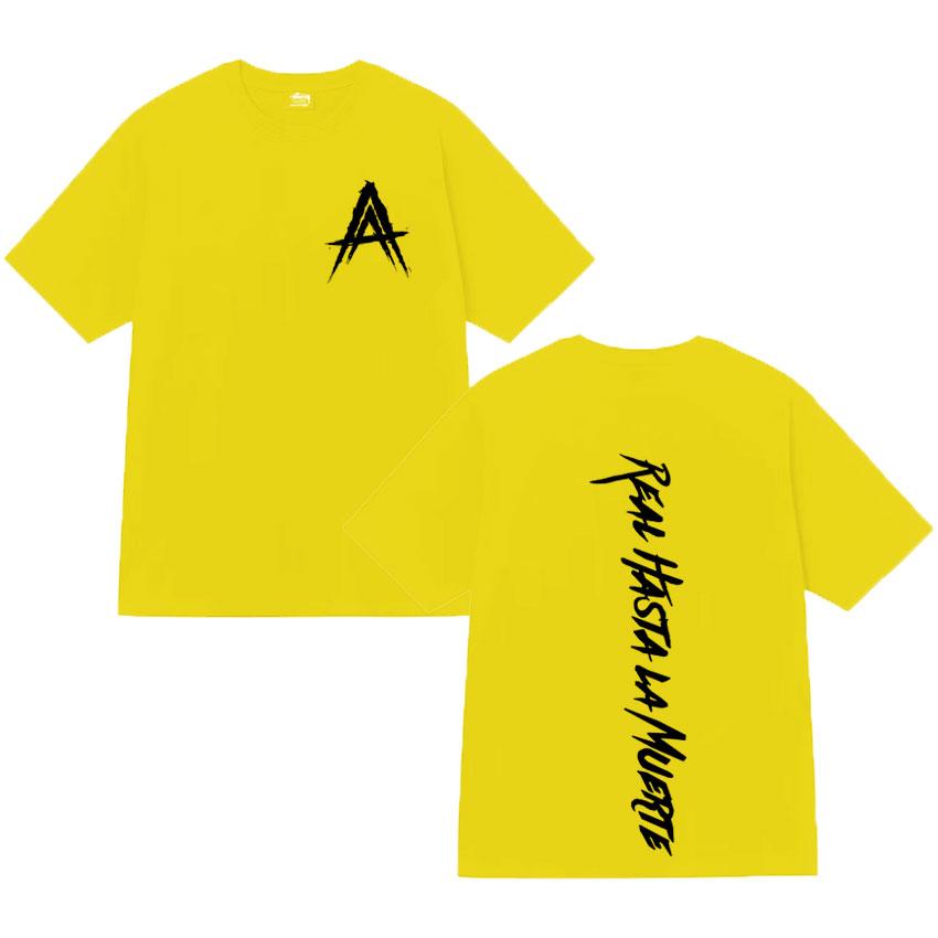 Rapper Anuel AA Real Hasta La Muerte T-shirt Harajuku Fashion Short Sleeve T Shirt Mens Women High Quality Sports Tshirts