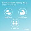 Intex Mandarin Swim Center Family Pool 90" X 58" X 18" Ages 3+