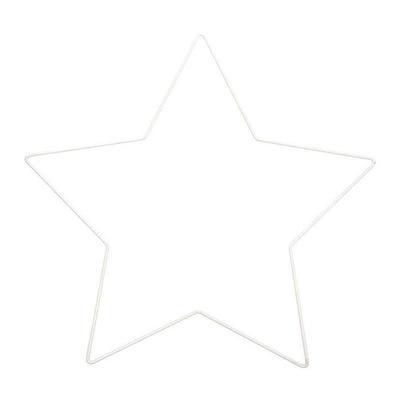 Decorative Star - RICO DESIGN - Rico Design - Metal - White - 30 Cm X 28.5 Cm