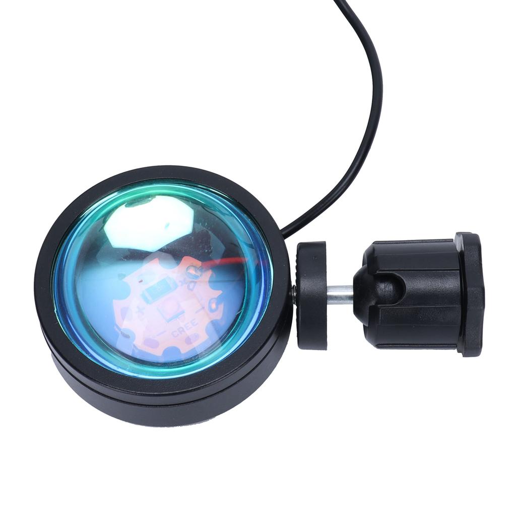 USB LED Sunset Light 4in 1 Sunset Projection Lamp 180 Degree Rotation Lighting for Bedroom Decor