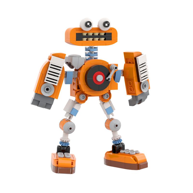 BuildMoc My Singing Chorus Wubbox Robot Building Blocks Set Cute Song Monsters Figures Bricks DIY Toy For Children Birthday
