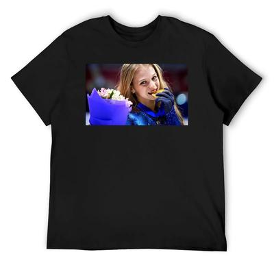 Alexandra Trusova -Figure Skater Medalist T-Shirt Valentines Clothes Funny Shirt Cotton Fashion Shirts Men Clothing