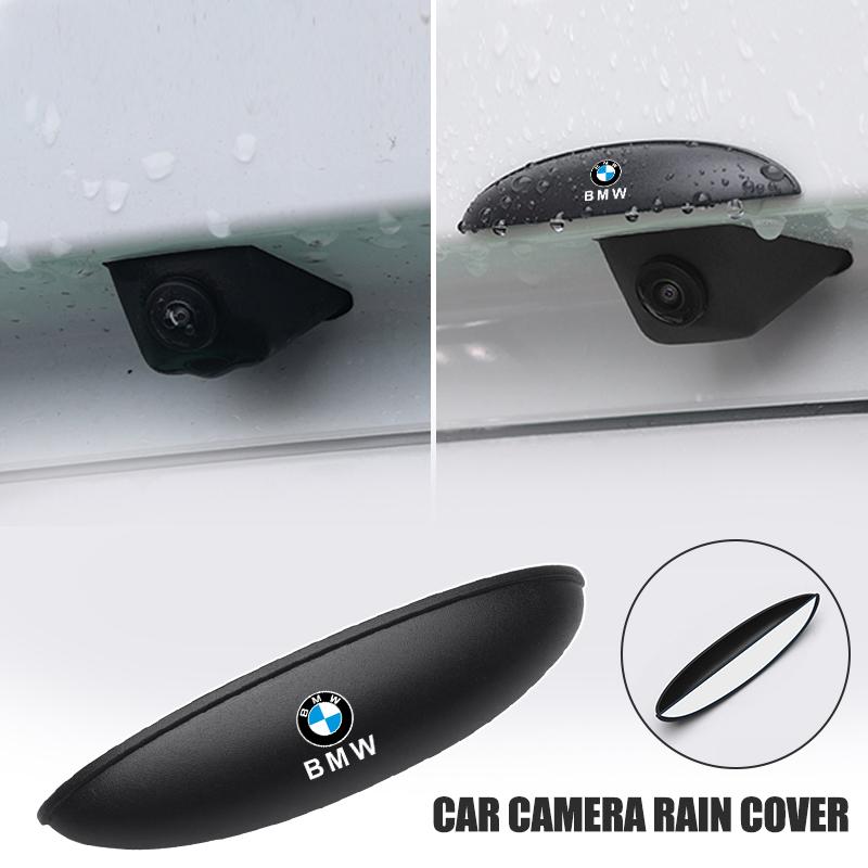 pzkem4 Car Reversing Mirror Camera Rain Shade Cover Rainproof Shield For BMW 1 3 5 7 Series X1 X3 X4 X5 F15 F20 F30 F25 M3 M4 E39 E30