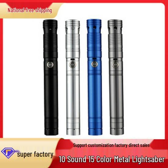 Telescopic Metal Lightsaber Laser Sword - Luminous Glow Stick Toy, Perfect Teenage Gift