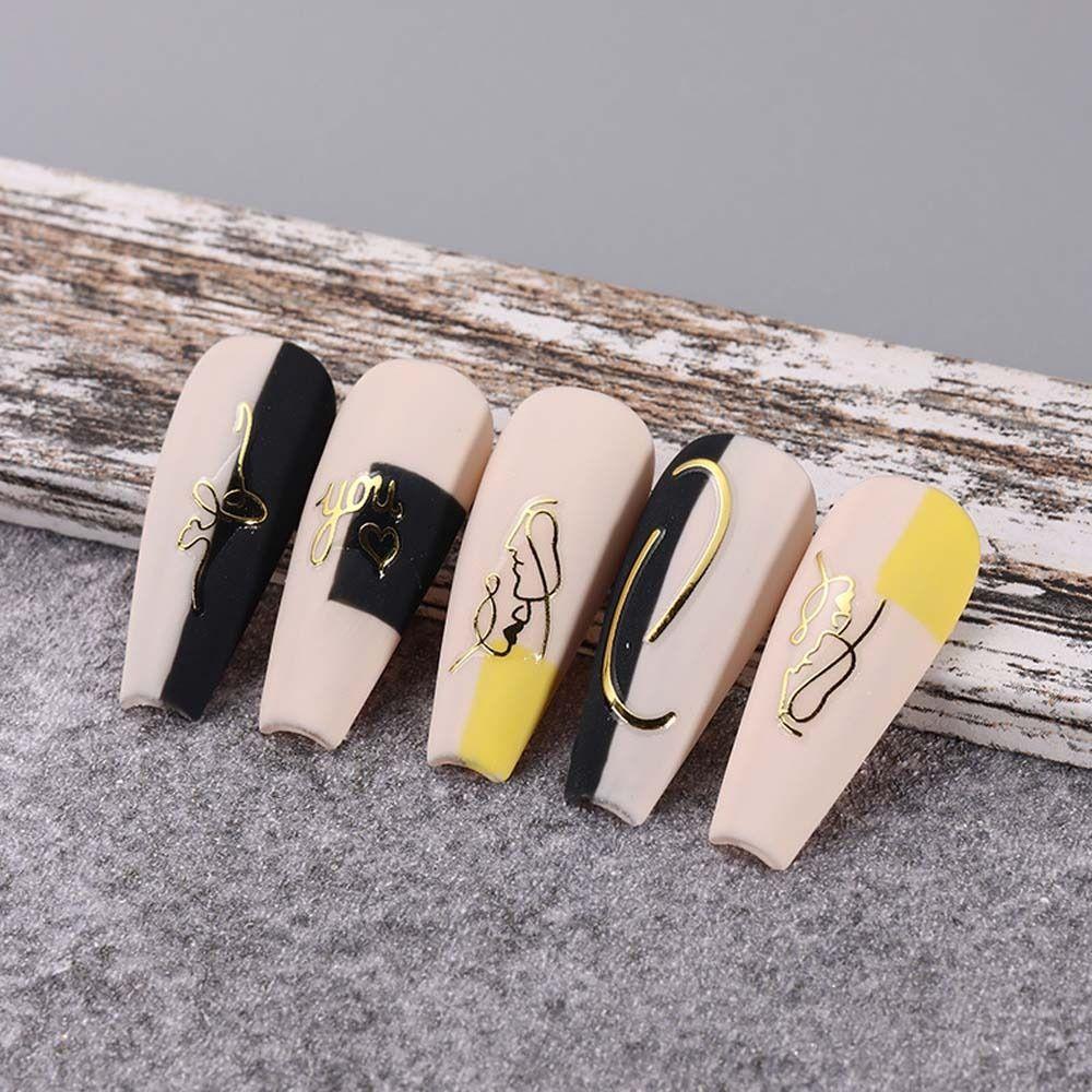 Metaliczne wytłoczone naklejki Świąteczne naklejki na paznokcie Świąteczne ozdoby do paznokci Zima