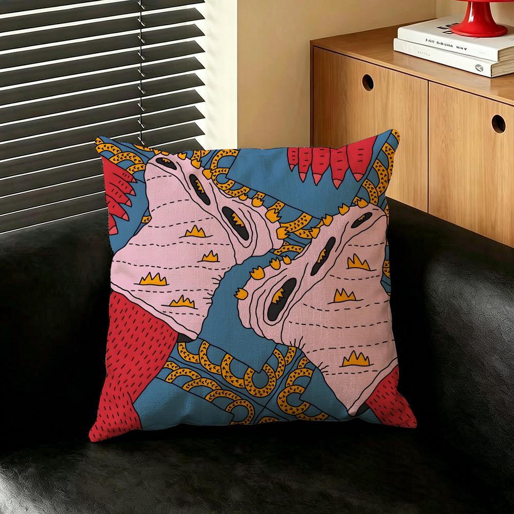 Art Creative of eeverything oon sshoes Cushion Cover Creative pillowcases for interior decoration office living room Car