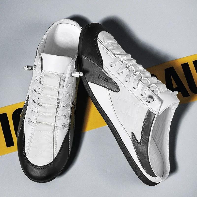 Summer  Half Slippers for Men Trendy Men's Flat Bottom Casual Shoes Soft Sole Support Shoes Men's Sneakers Zapatos De Hombre