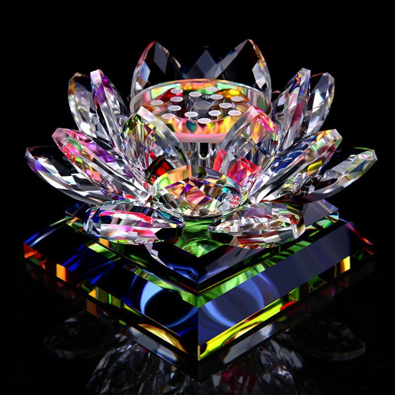 Solar-Powered Rotating Lotus Car Perfume Ornament