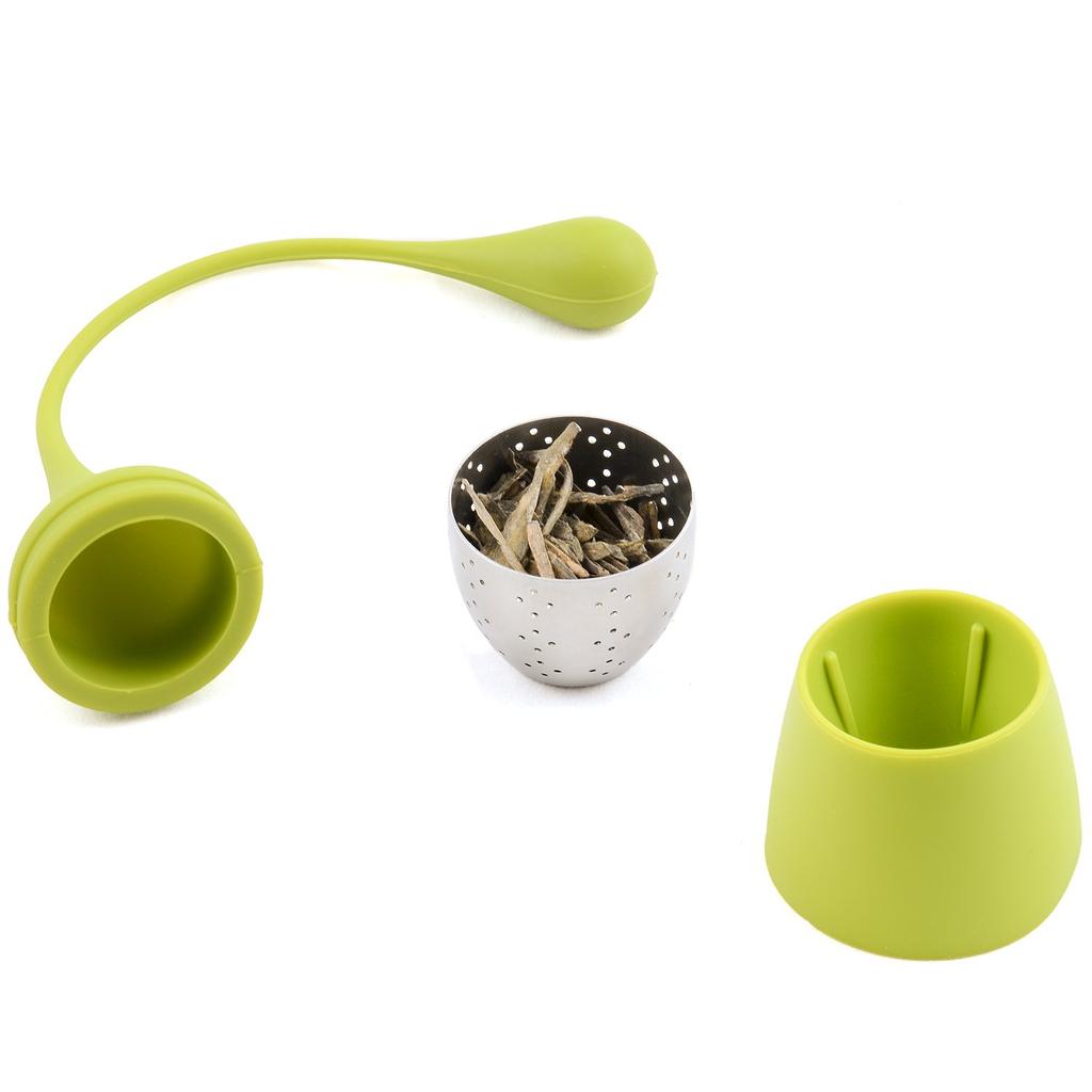 Tea Infuser Hat With Drip Tray Silicone Loose Leaf Tea Steeper With Stainless Steel Tea Strainer Tea Accessories Christmas Gift