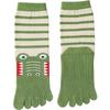 Children's Cotton Five-Finger Pile-Up High Socks for Autumn and Winter
