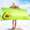Beach Towel,Oversized Soft Absorbent Camping Travel Towel Quick Drying Absorbent Microfiber Pool Towel with Avocado Pattern