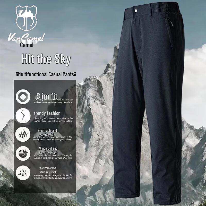 VANCAMEL Men s Fleece-Lined Warm Winter Straight-Leg Pants XL