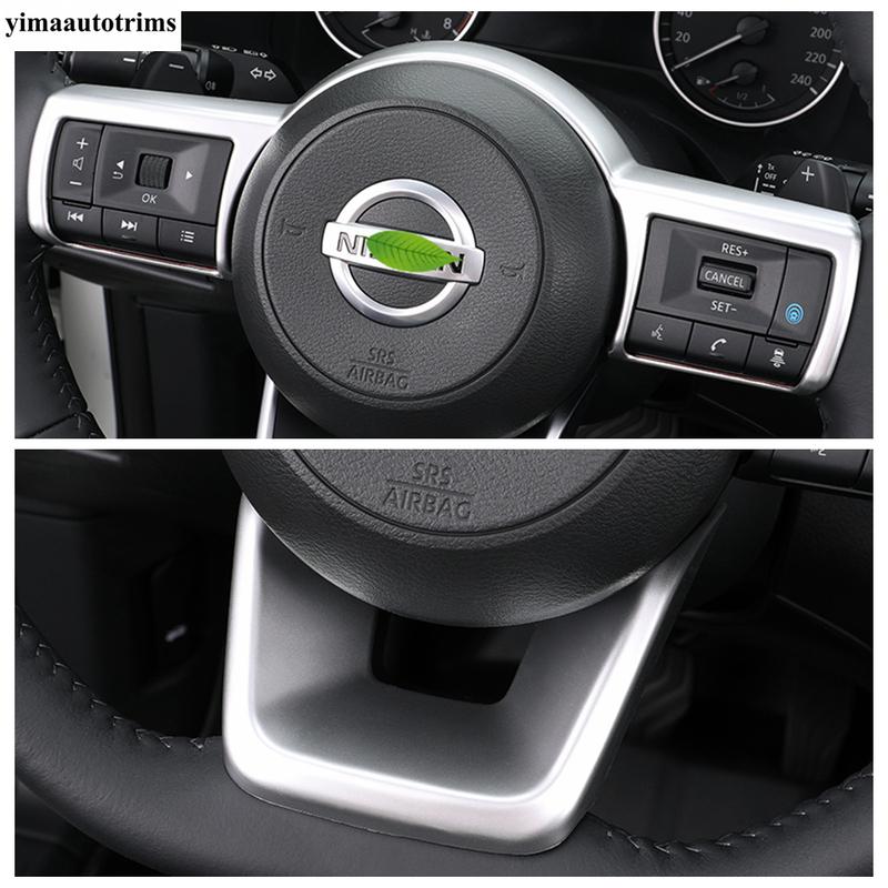 For Nissan X-Trail X Trail / Rogue T33  - 2026 Dashboard Air AC Gear Shift Water Cup Head Light Cover Trim Matte Accessories