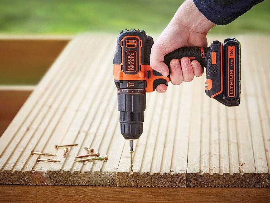 Ударный шуруповёрт Black & Decker BDCHD18BDCHD18KB2