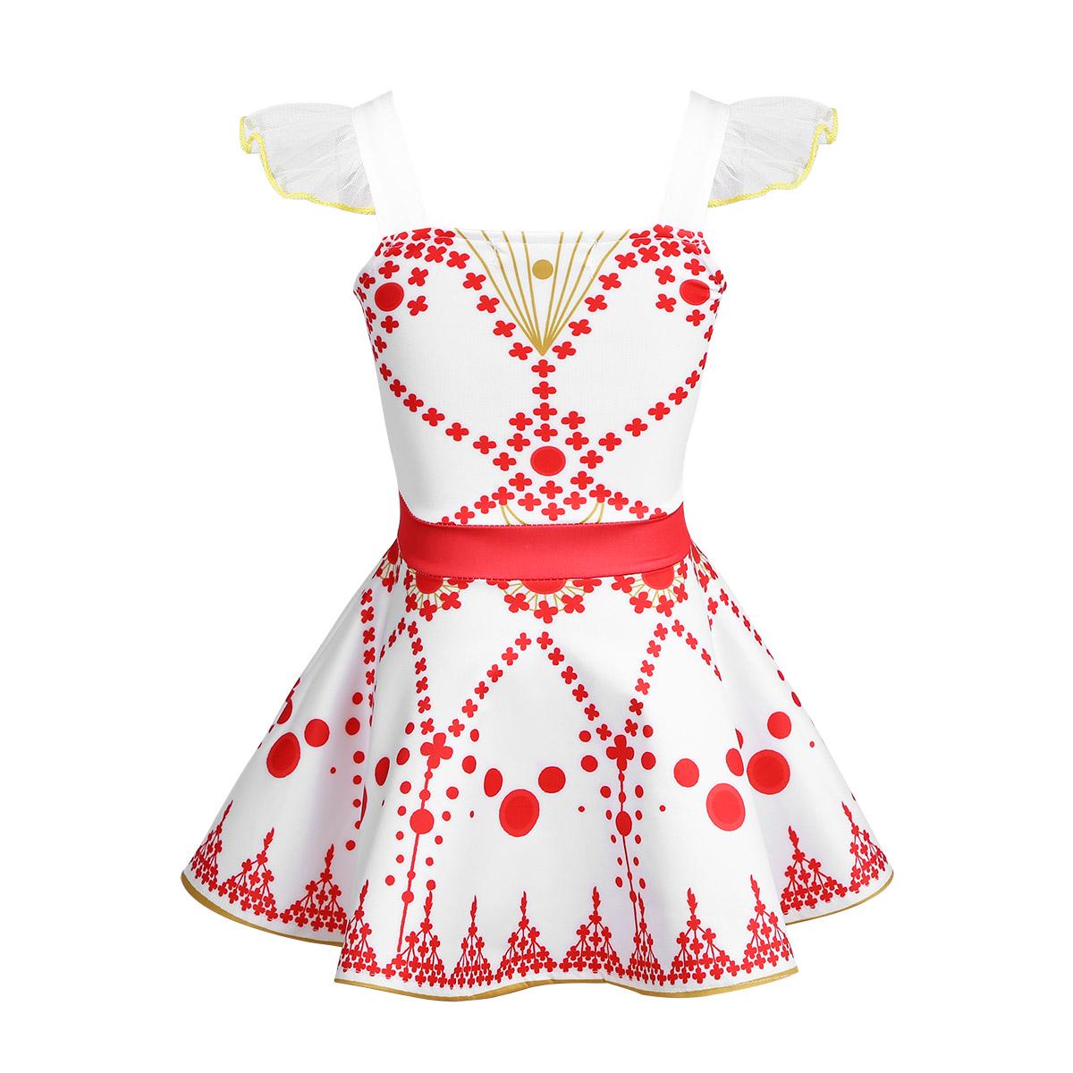 

Балерина для девочек, детское танцевальное платье-пачка с оборками, балетное платье для косплея из фильма, костюмы, гимнастическое платье 12-18 Months красный