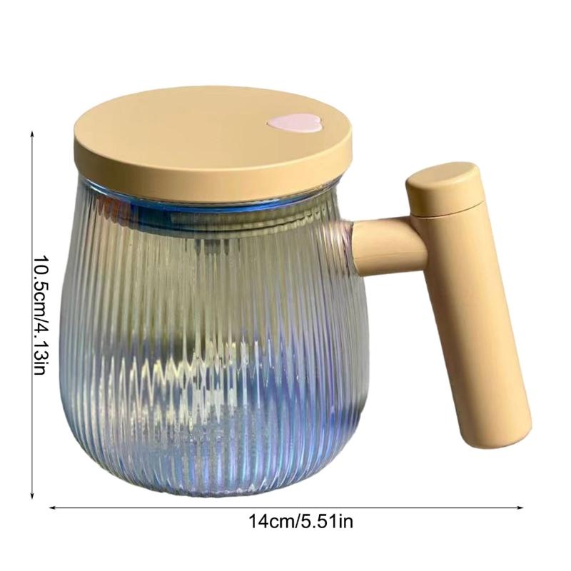 Waterproof Self Stirring Mug Portables Electric Stirring Coffee Cup for Coffee/Milk/Protein Powder Easy To Use