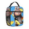 Lunch bag Children's fully printed picnic bag Cartoon animation convenient wear-resistant portable thermal insulation bag