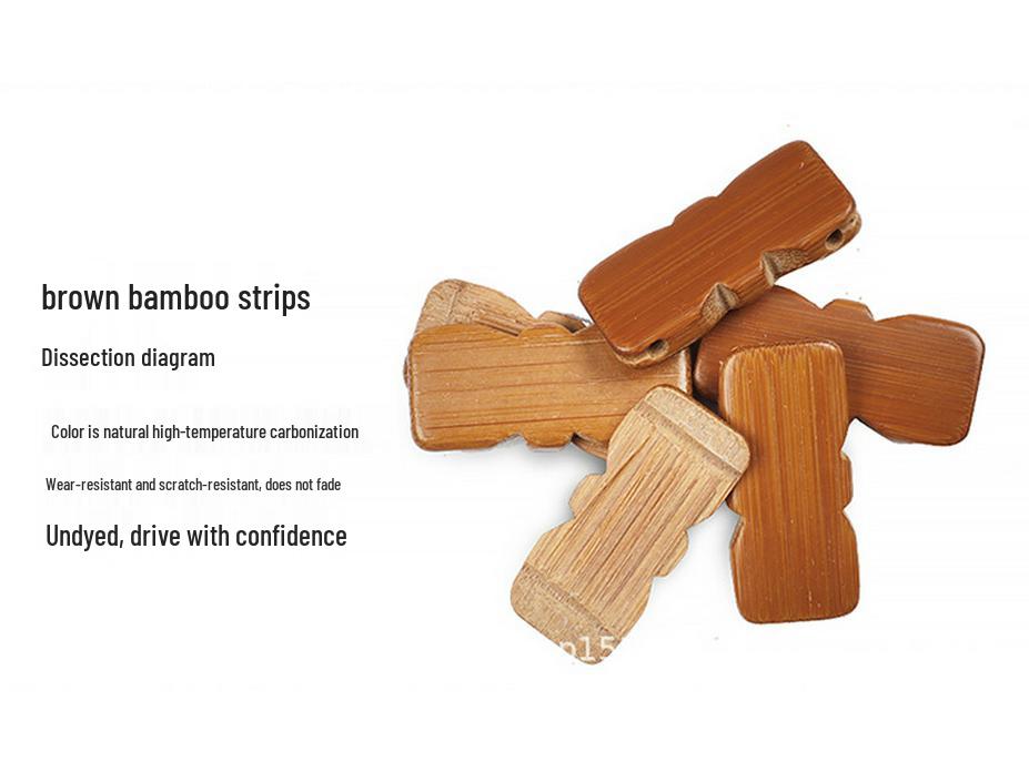 Summer Bamboo Cool Seat Cushion - Breathable Single-Piece Backrest & Pad for Cars