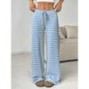 IHUASU Women's Fashion Casual Solid Color Print Pants & Capris