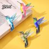 Hummingbird Gift Idea Badge Hard Enamel Rubber Backing Pin Jackets