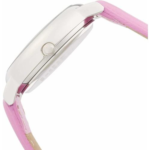 Citizen Q&Q Women's Analog Hello Kitty Watch with Waterproof Leather Strap, Made in Japan, 0017N003, Pink
