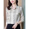 Spring Women's Silk Blouse Fashion Satin Long Sleeve Vintage Women's Tops Elegant Tops OL Ladies Tops Women's Clothes